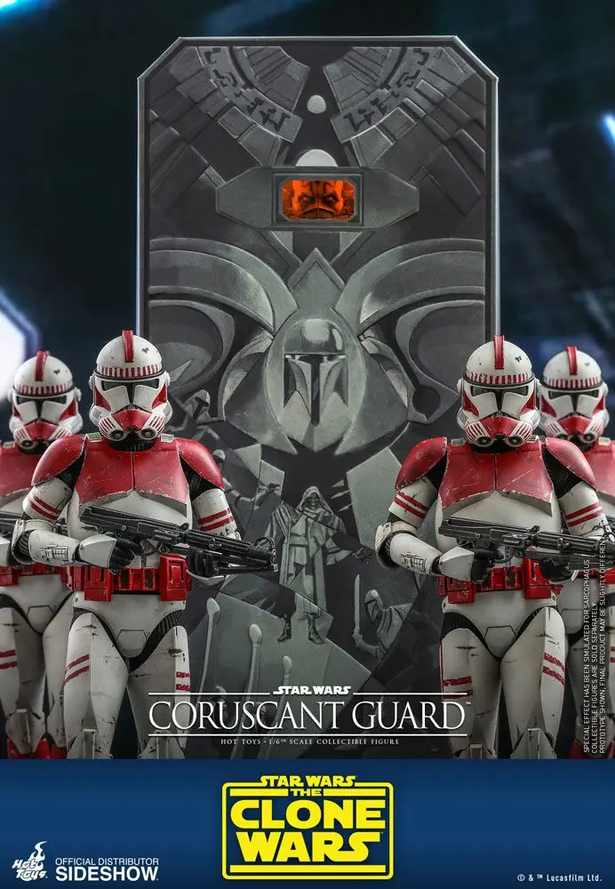 Star Wars The Clone Wars 1/6 Coruscant Guard akciófigura 30 cm termékfotó