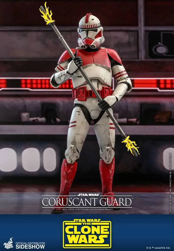 Star Wars The Clone Wars 1/6 Coruscant Guard akciófigura 30 cm termékfotó