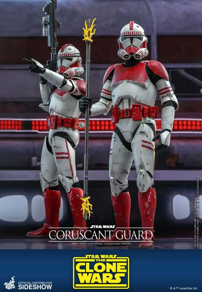 Star Wars The Clone Wars 1/6 Coruscant Guard akciófigura 30 cm termékfotó