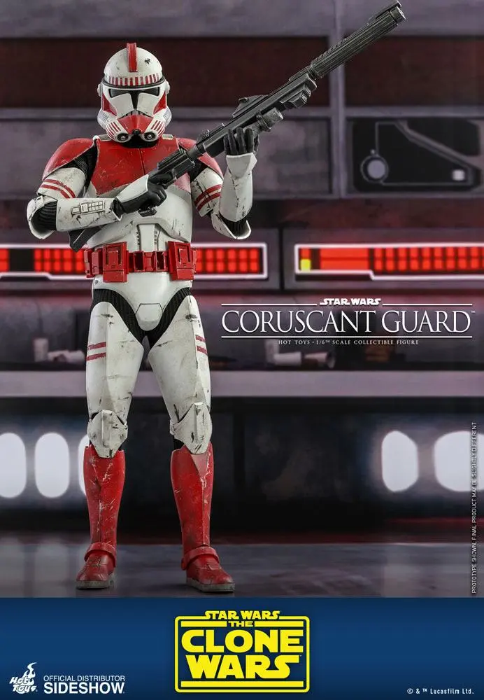 Star Wars The Clone Wars 1/6 Coruscant Guard akciófigura 30 cm termékfotó