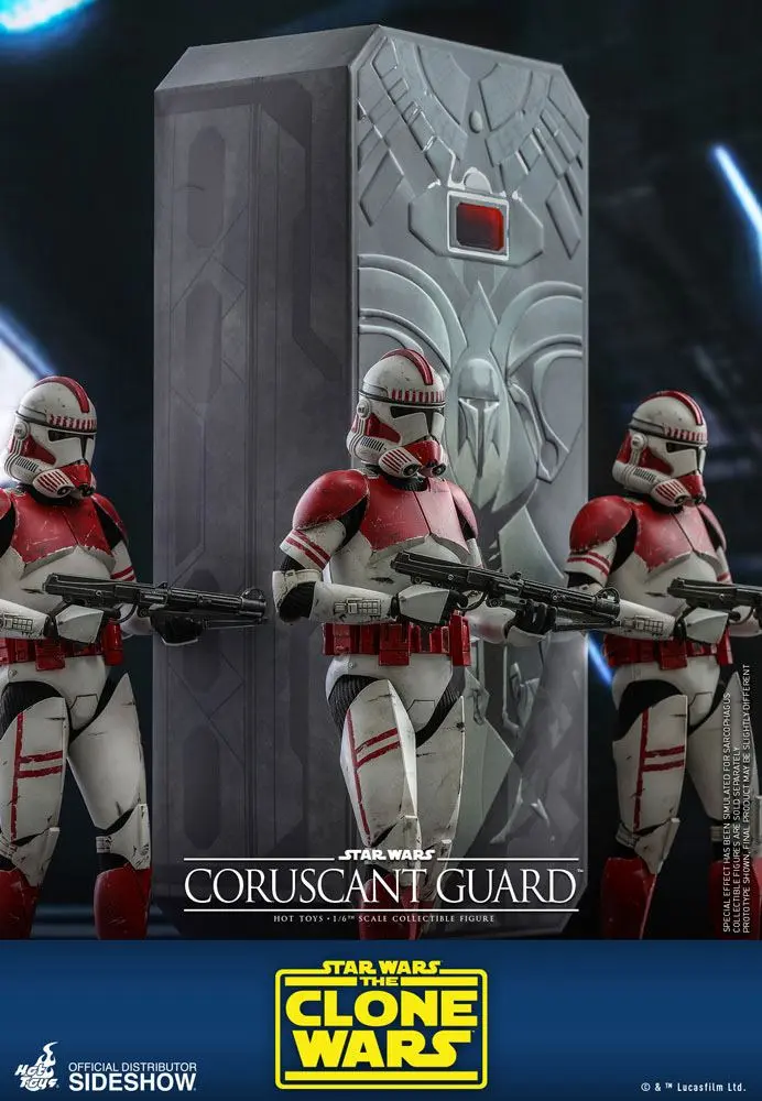 Star Wars The Clone Wars 1/6 Coruscant Guard akciófigura 30 cm termékfotó