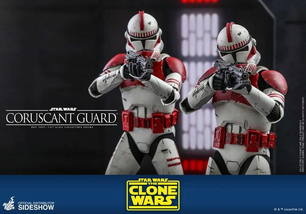 Star Wars The Clone Wars 1/6 Coruscant Guard akciófigura 30 cm termékfotó
