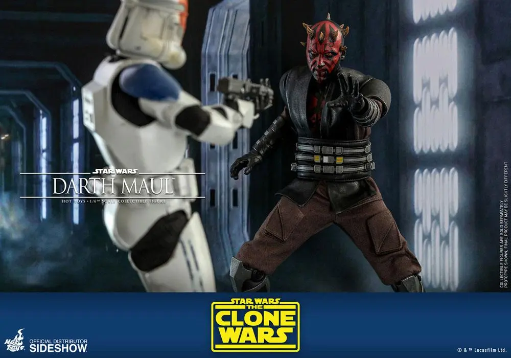 Star Wars The Clone Wars 1/6 Darth Maul akciófigura 29 cm termékfotó