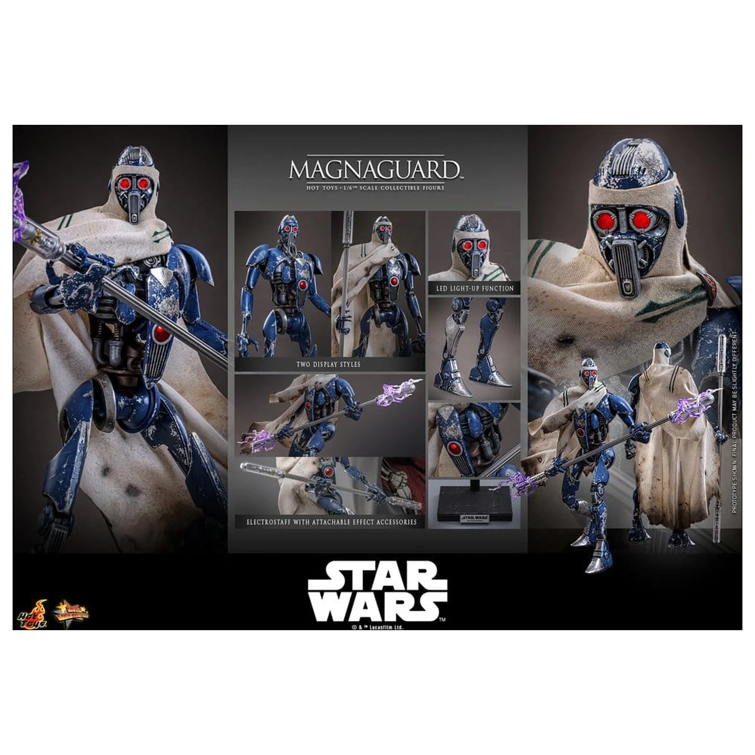 Star Wars: The Clone Wars 1/6 MagnaGuard akciófigura 34 cm termékfotó