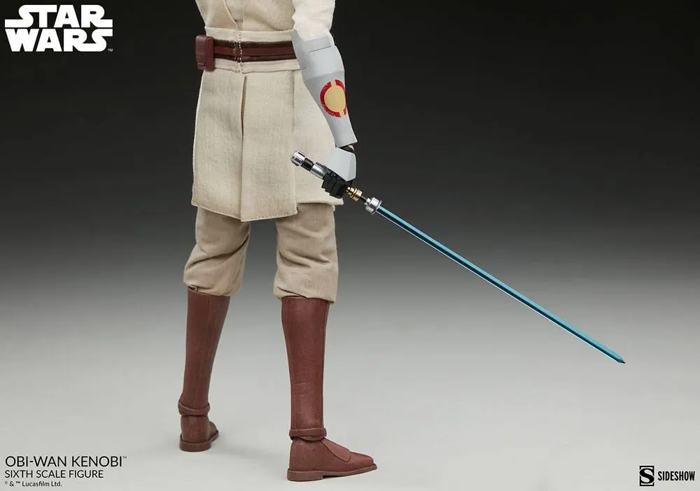 Star Wars The Clone Wars Action Figure 1/6 Obi-Wan Kenobi 30 cm termékfotó