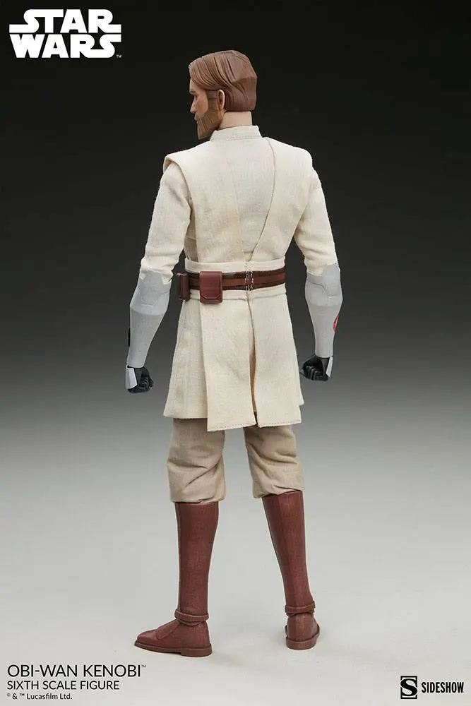 Star Wars The Clone Wars Action Figure 1/6 Obi-Wan Kenobi 30 cm termékfotó