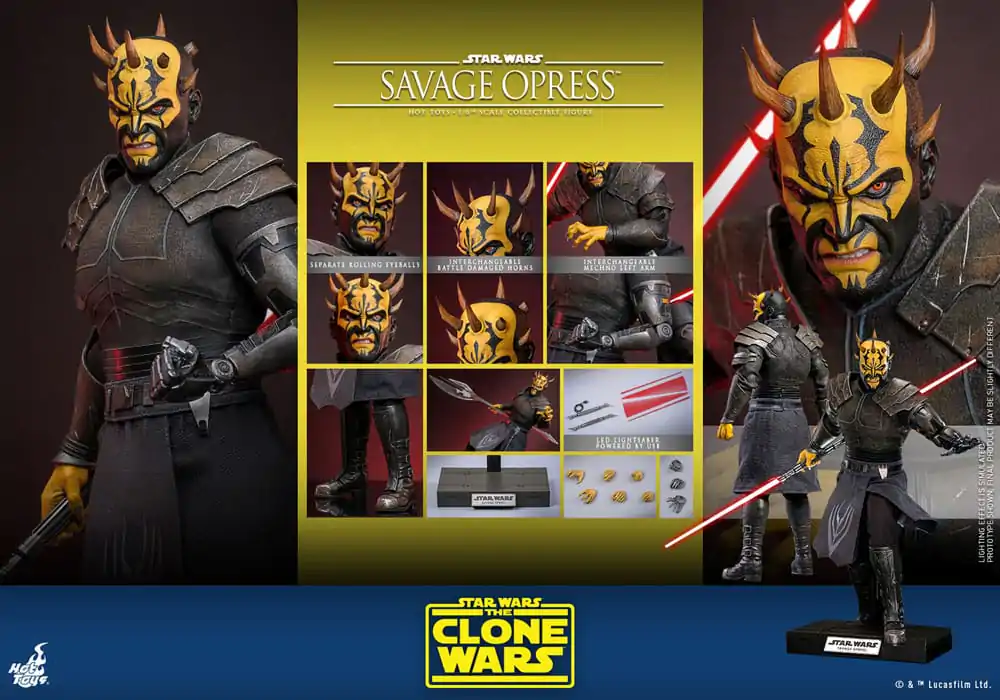 Star Wars: The Clone Wars 1/6 Savage Opress akciófigura 34 cm termékfotó