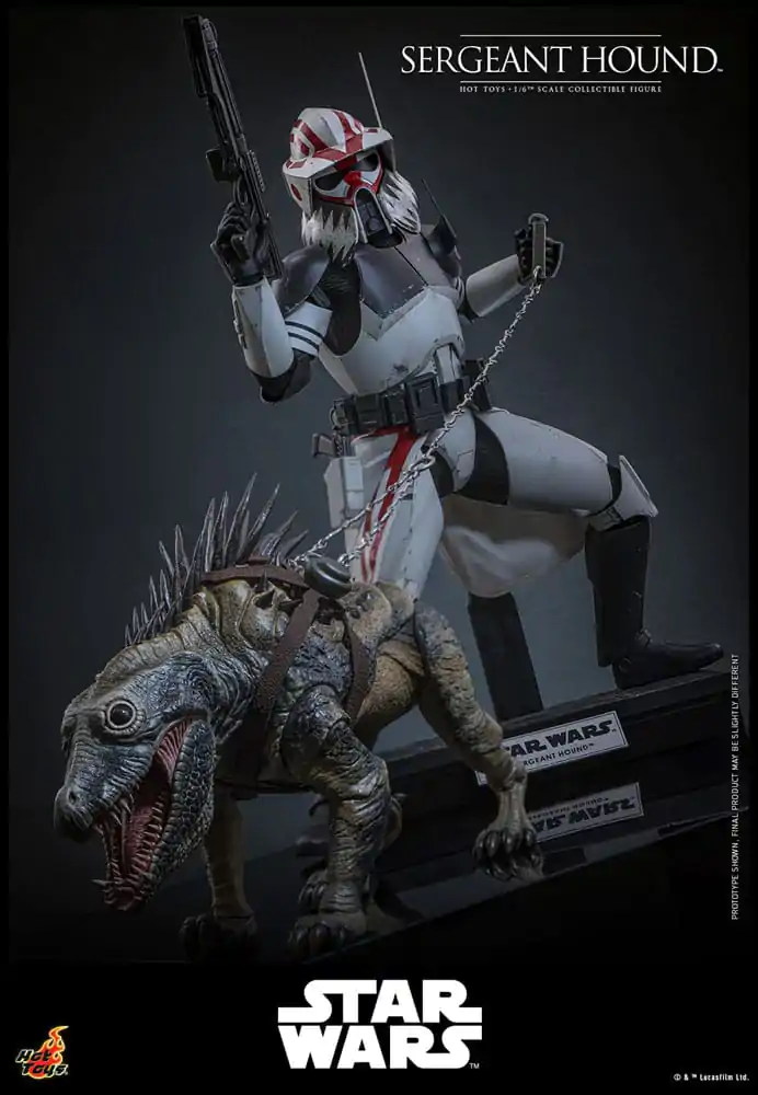 Star Wars: The Clone Wars 1/6 Sergeant Hound akciófigura 30 cm termékfotó