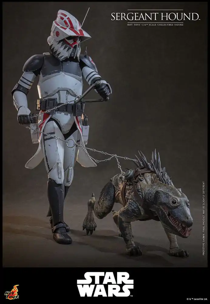 Star Wars: The Clone Wars 1/6 Sergeant Hound akciófigura 30 cm termékfotó