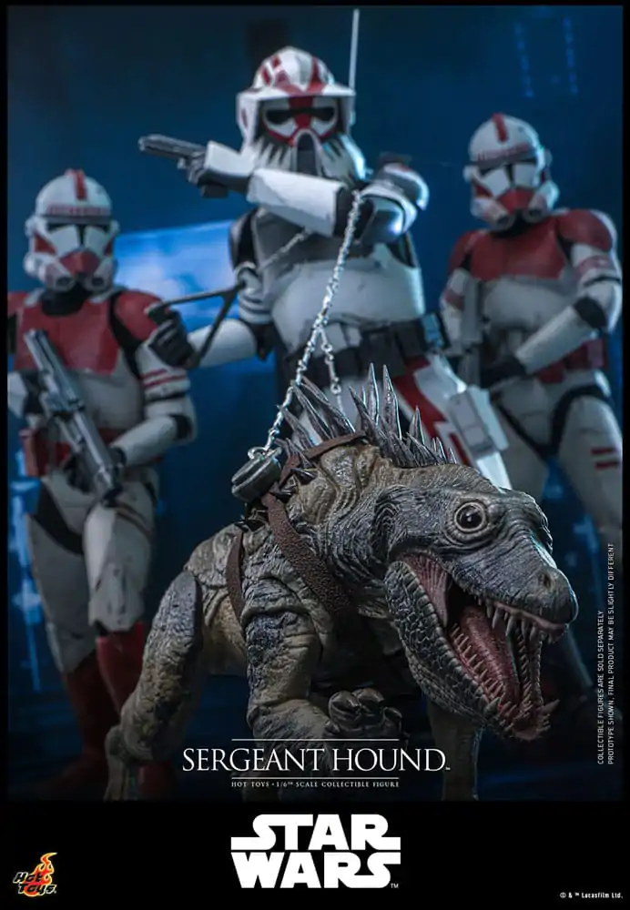 Star Wars: The Clone Wars 1/6 Sergeant Hound akciófigura 30 cm termékfotó
