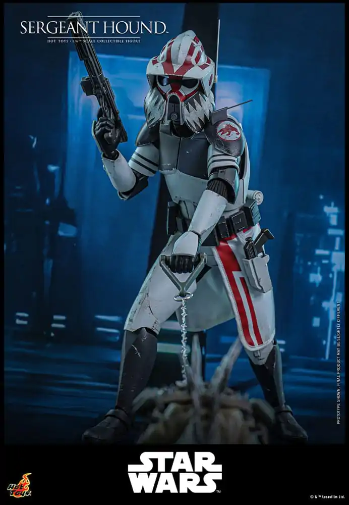 Star Wars: The Clone Wars 1/6 Sergeant Hound akciófigura 30 cm termékfotó