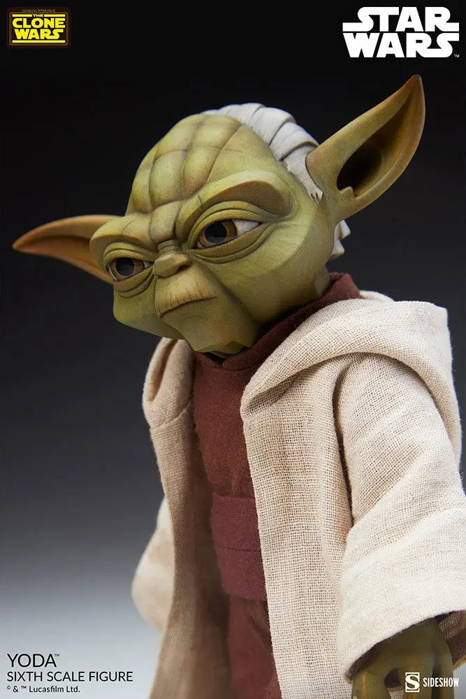 Star Wars The Clone Wars 1/6 Yoda akciófigura 14 cm termékfotó