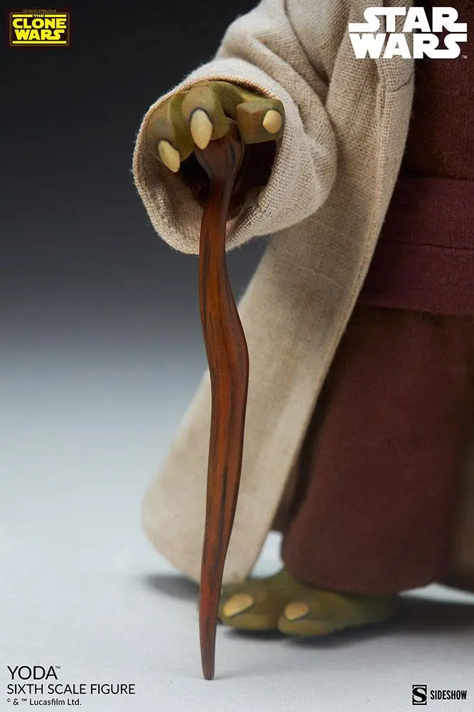 Star Wars The Clone Wars 1/6 Yoda akciófigura 14 cm termékfotó