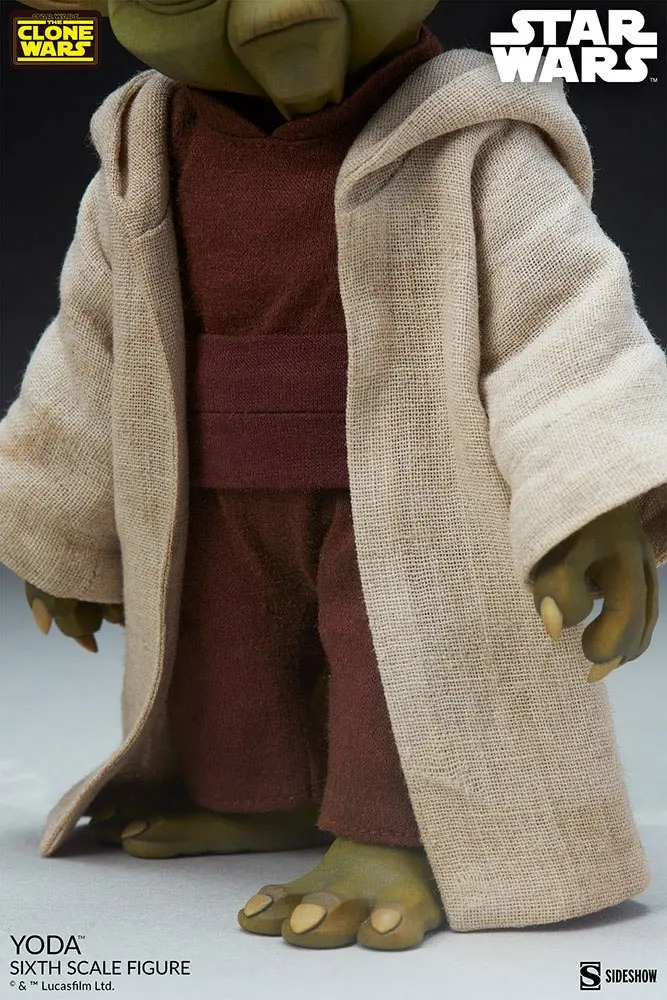 Star Wars The Clone Wars 1/6 Yoda akciófigura 14 cm termékfotó