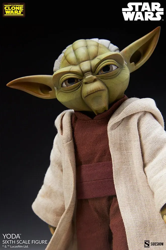 Star Wars The Clone Wars 1/6 Yoda akciófigura 14 cm termékfotó