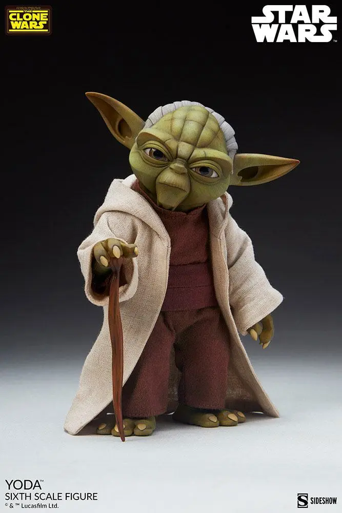 Star Wars The Clone Wars 1/6 Yoda akciófigura 14 cm termékfotó