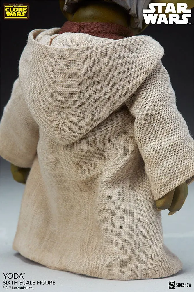 Star Wars The Clone Wars 1/6 Yoda akciófigura 14 cm termékfotó