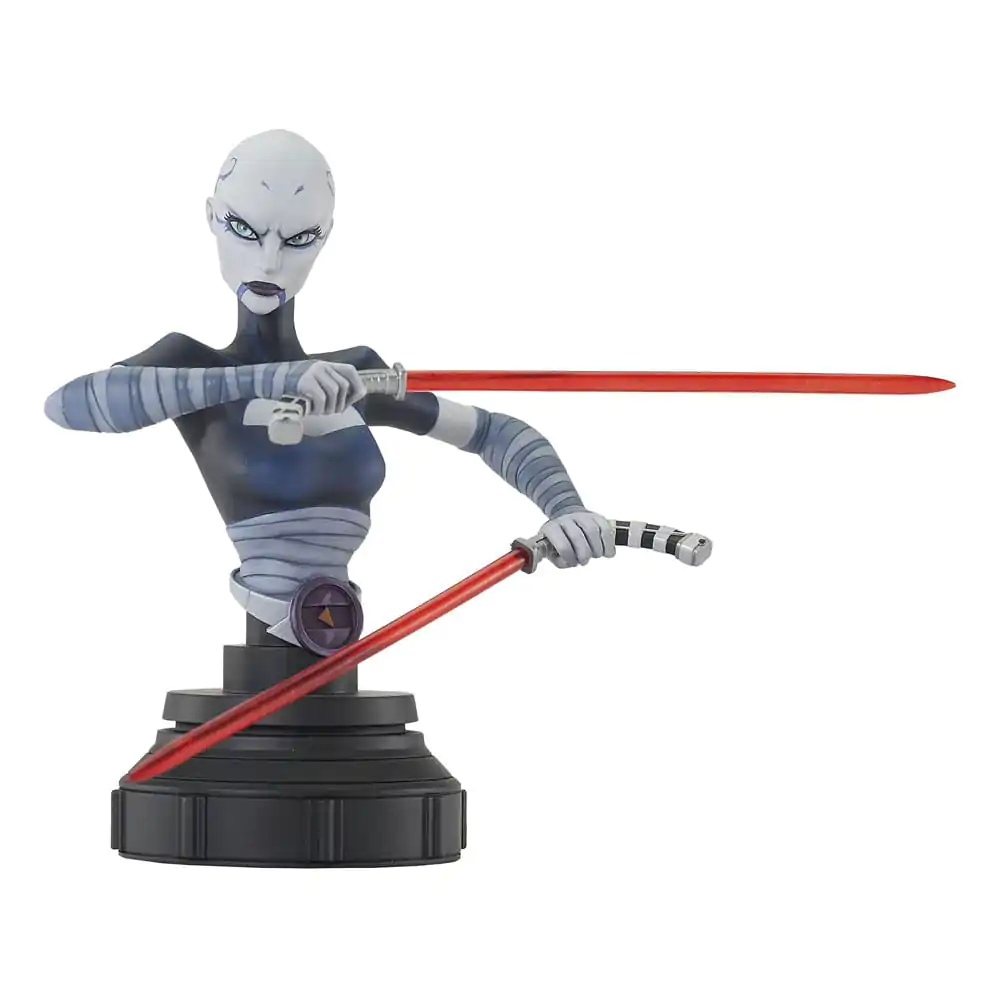 Star Wars: The Clone Wars 1/7 Asajj Ventress mellszobor figura 14 cm termékfotó