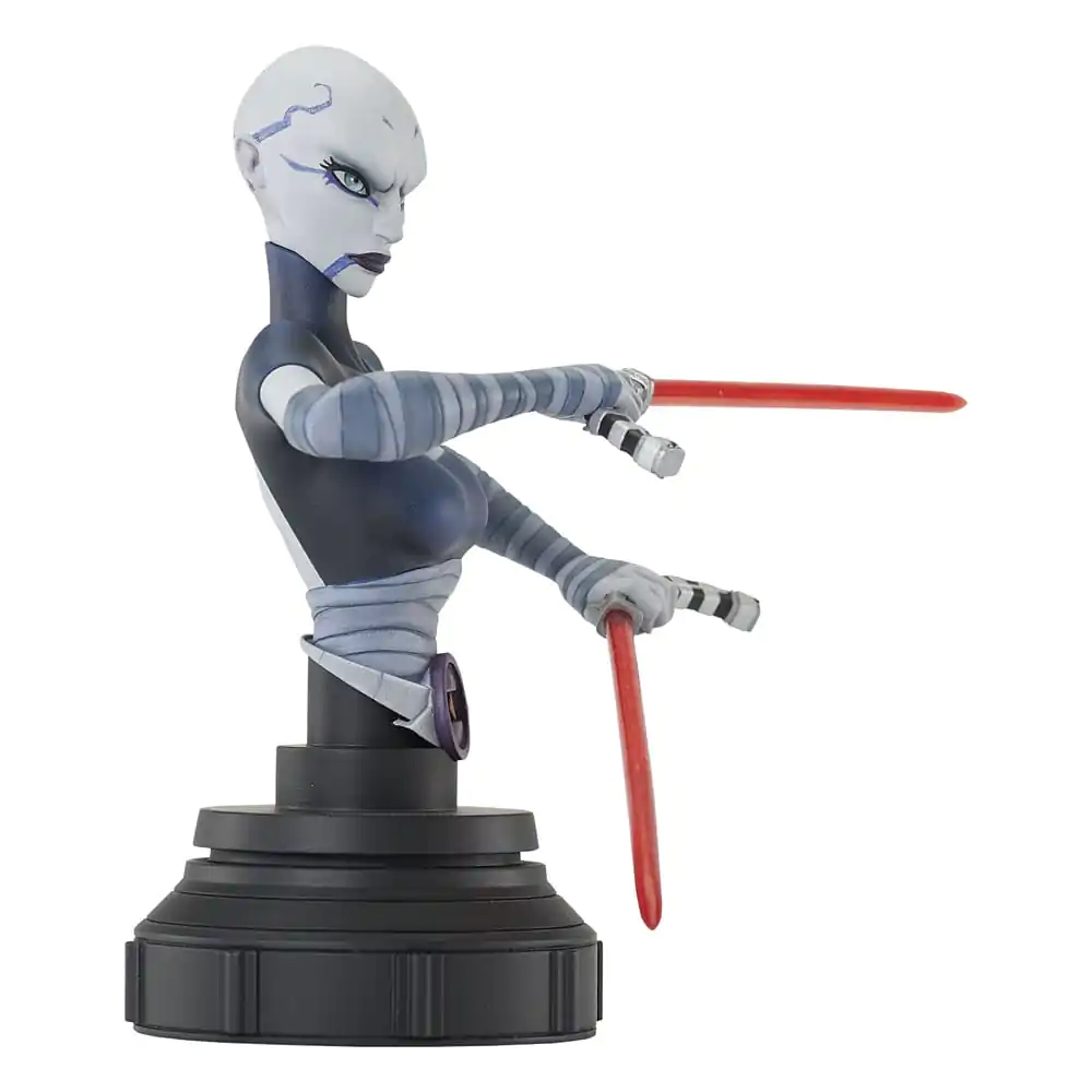 Star Wars: The Clone Wars 1/7 Asajj Ventress mellszobor figura 14 cm termékfotó