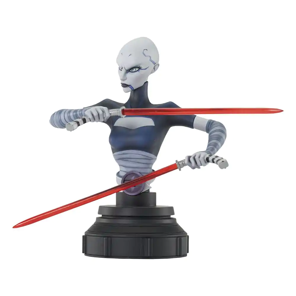 Star Wars: The Clone Wars 1/7 Asajj Ventress mellszobor figura 14 cm termékfotó