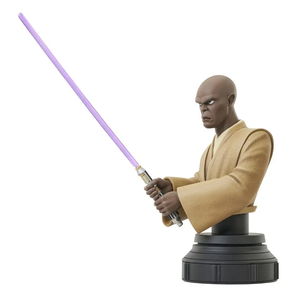 Star Wars The Clone Wars 1/7 Mace Windu mellszobor figura 15 cm termékfotó