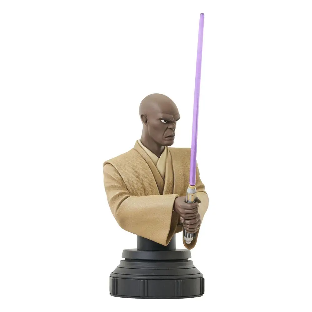 Star Wars The Clone Wars 1/7 Mace Windu mellszobor figura 15 cm termékfotó