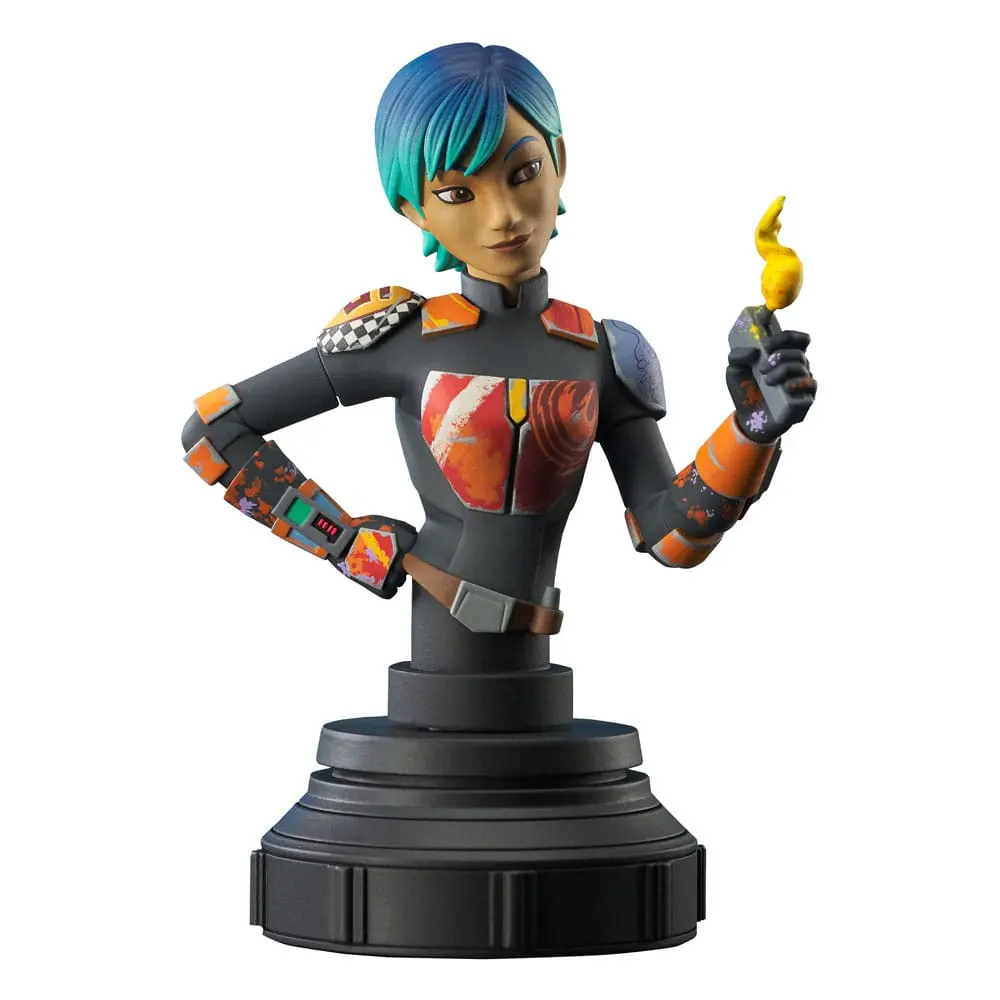 Star Wars The Clone Wars 1/7 Sabine Wren mellszobor figura 16 cm termékfotó