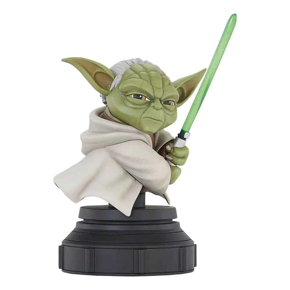 Star Wars The Clone Wars 1/7 Yoda mellszobor figura 13 cm termékfotó