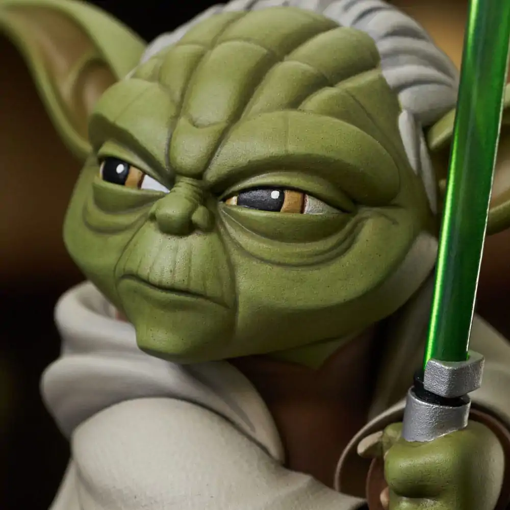 Star Wars The Clone Wars 1/7 Yoda mellszobor figura 13 cm termékfotó