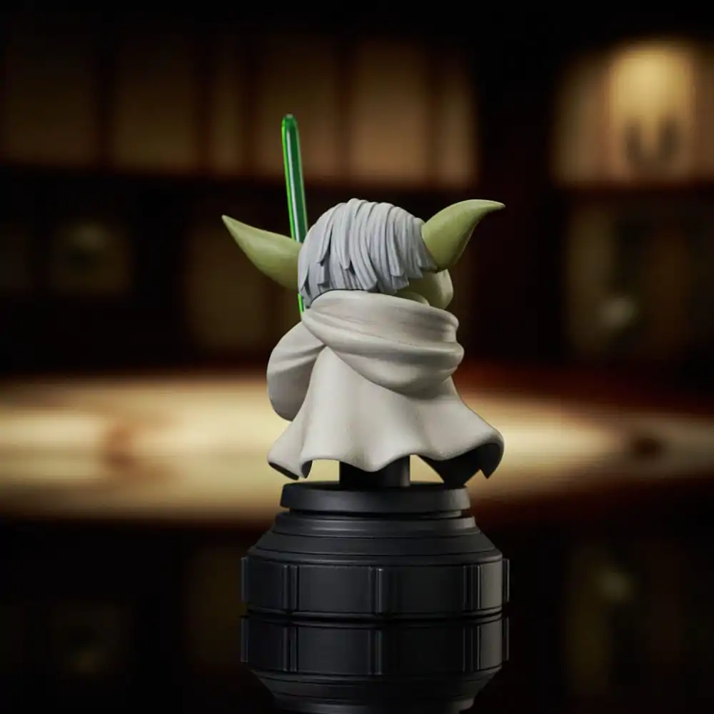 Star Wars The Clone Wars 1/7 Yoda mellszobor figura 13 cm termékfotó