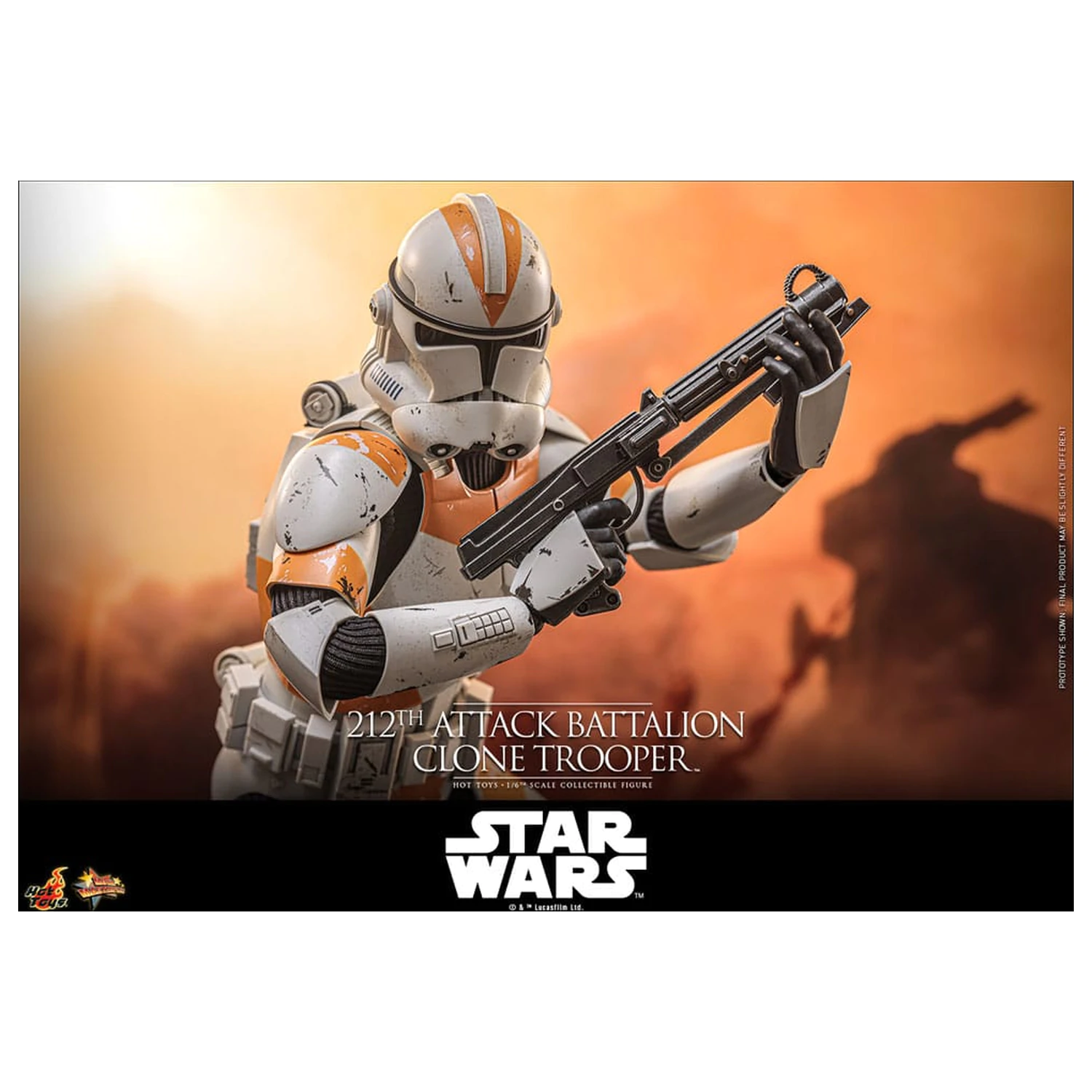 Star Wars: The Clone Wars akciófigura 1/6 212th Attack Battalion Clone Trooper 30 cm termékfotó