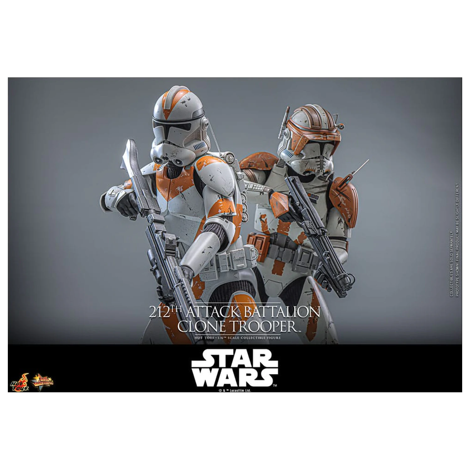 Star Wars: The Clone Wars akciófigura 1/6 212th Attack Battalion Clone Trooper 30 cm termékfotó