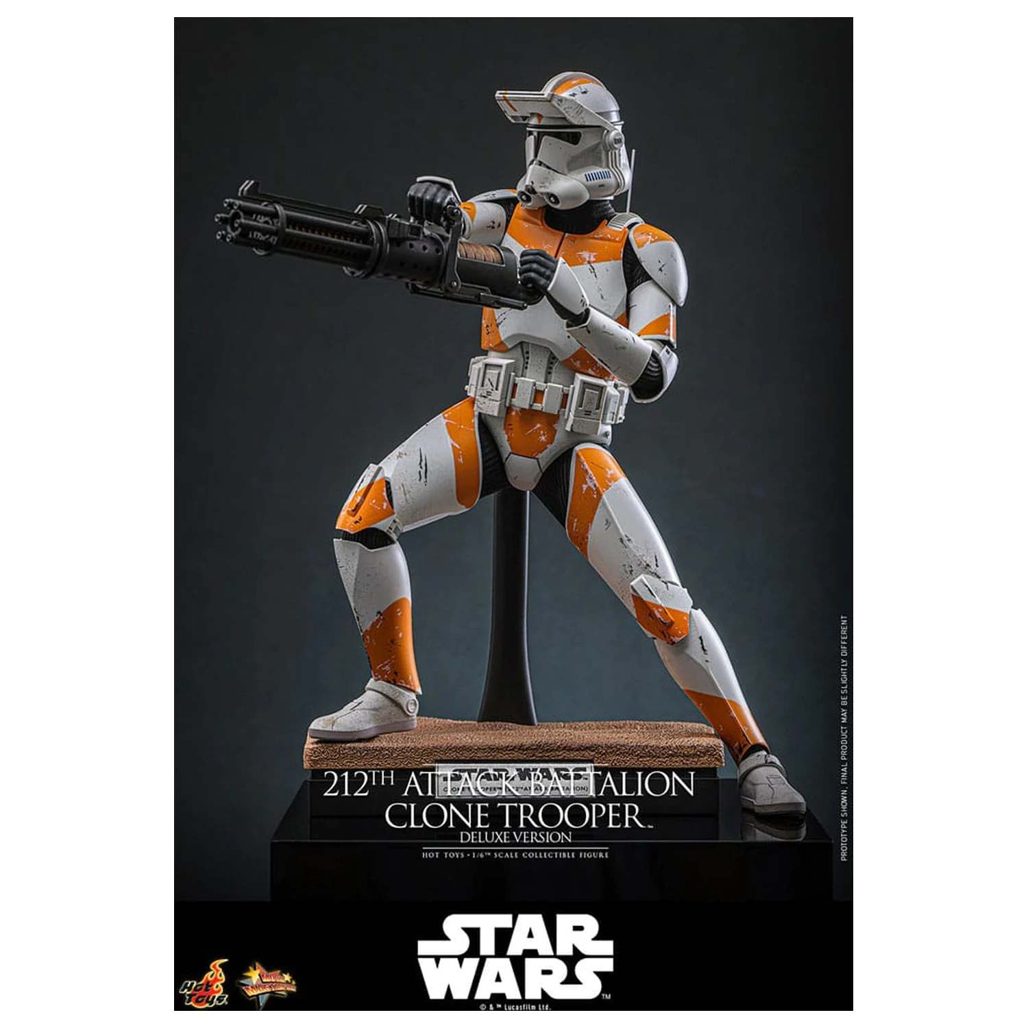 Star Wars: The Clone Wars akciófigura 1/6 212th Attack Battalion Clone Trooper Deluxe Version 30 cm termékfotó