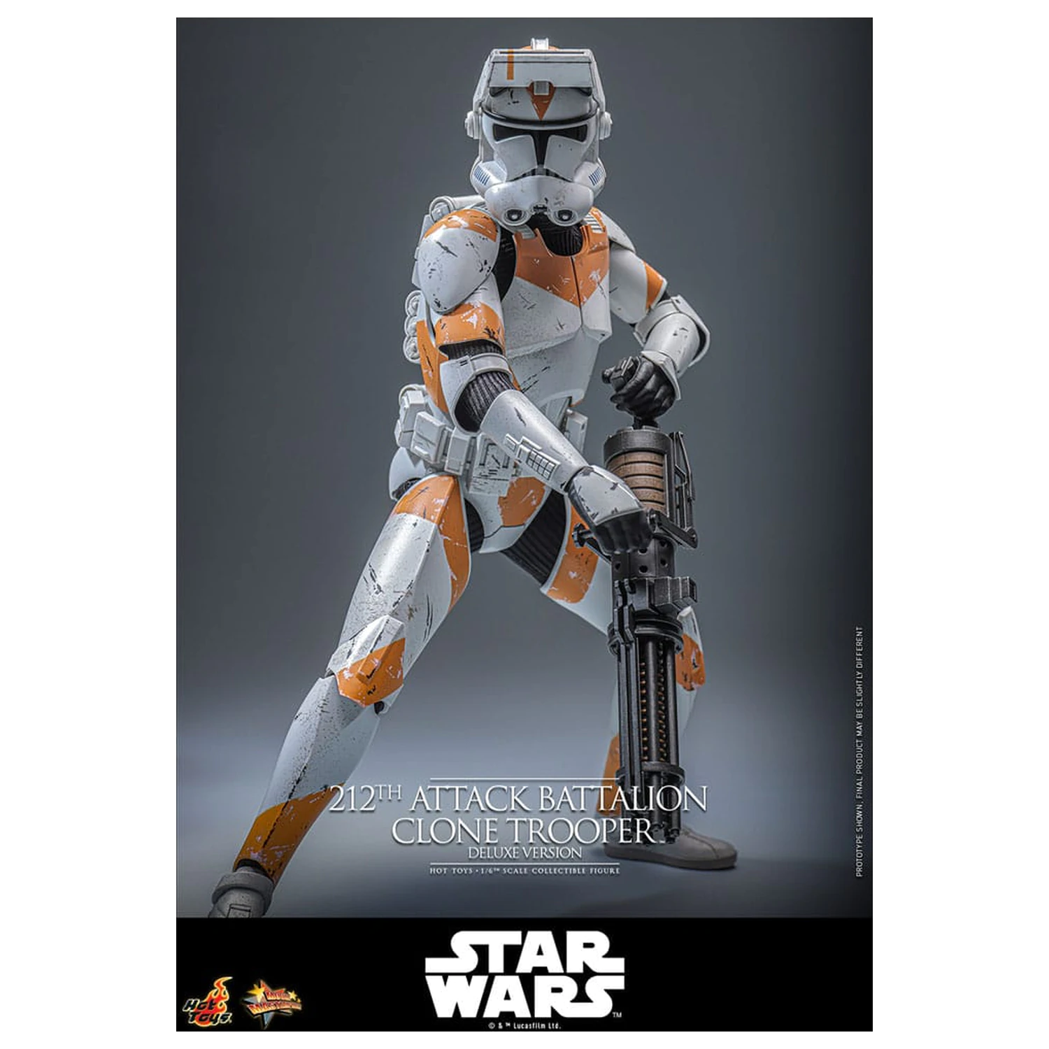 Star Wars: The Clone Wars akciófigura 1/6 212th Attack Battalion Clone Trooper Deluxe Version 30 cm termékfotó