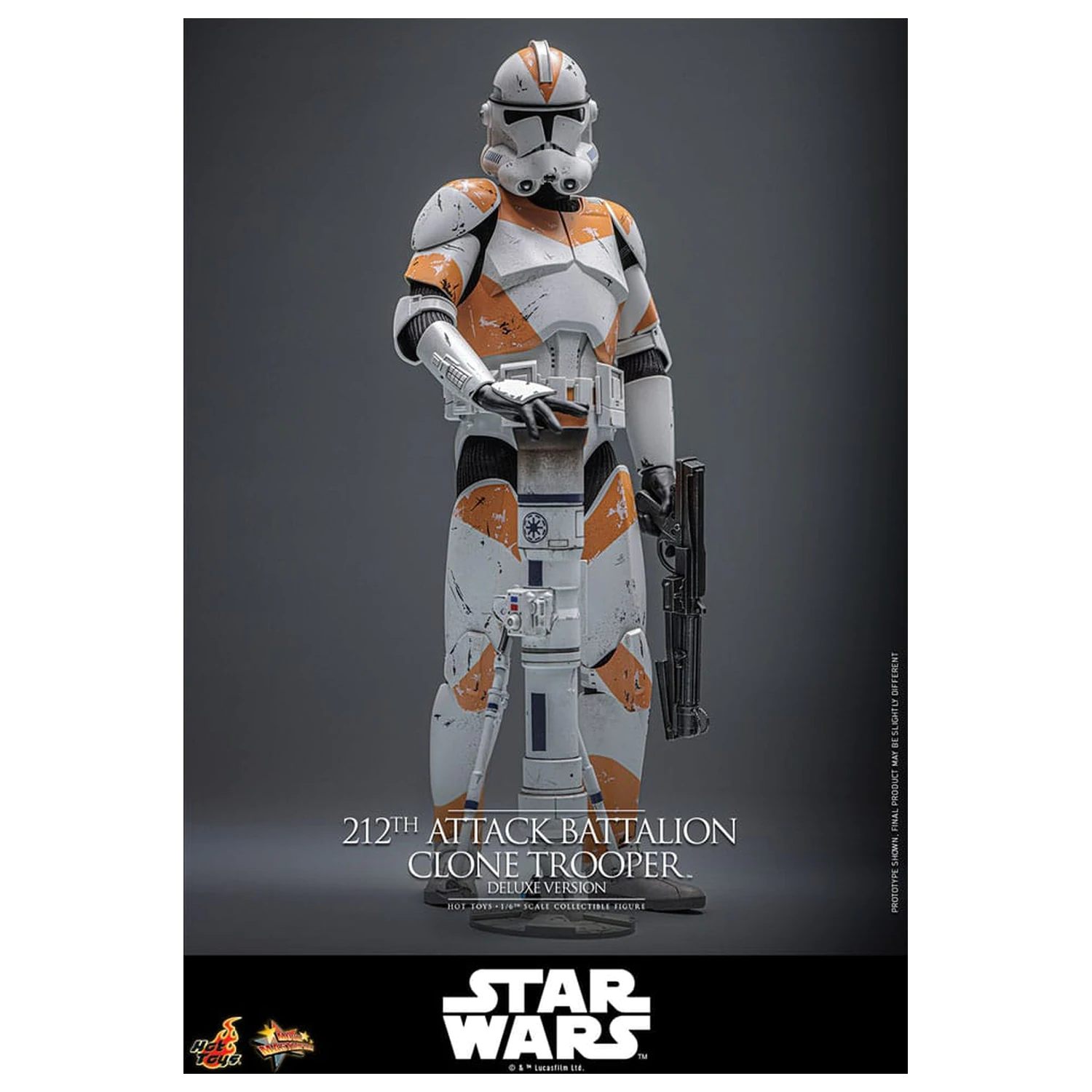 Star Wars: The Clone Wars akciófigura 1/6 212th Attack Battalion Clone Trooper Deluxe Version 30 cm termékfotó