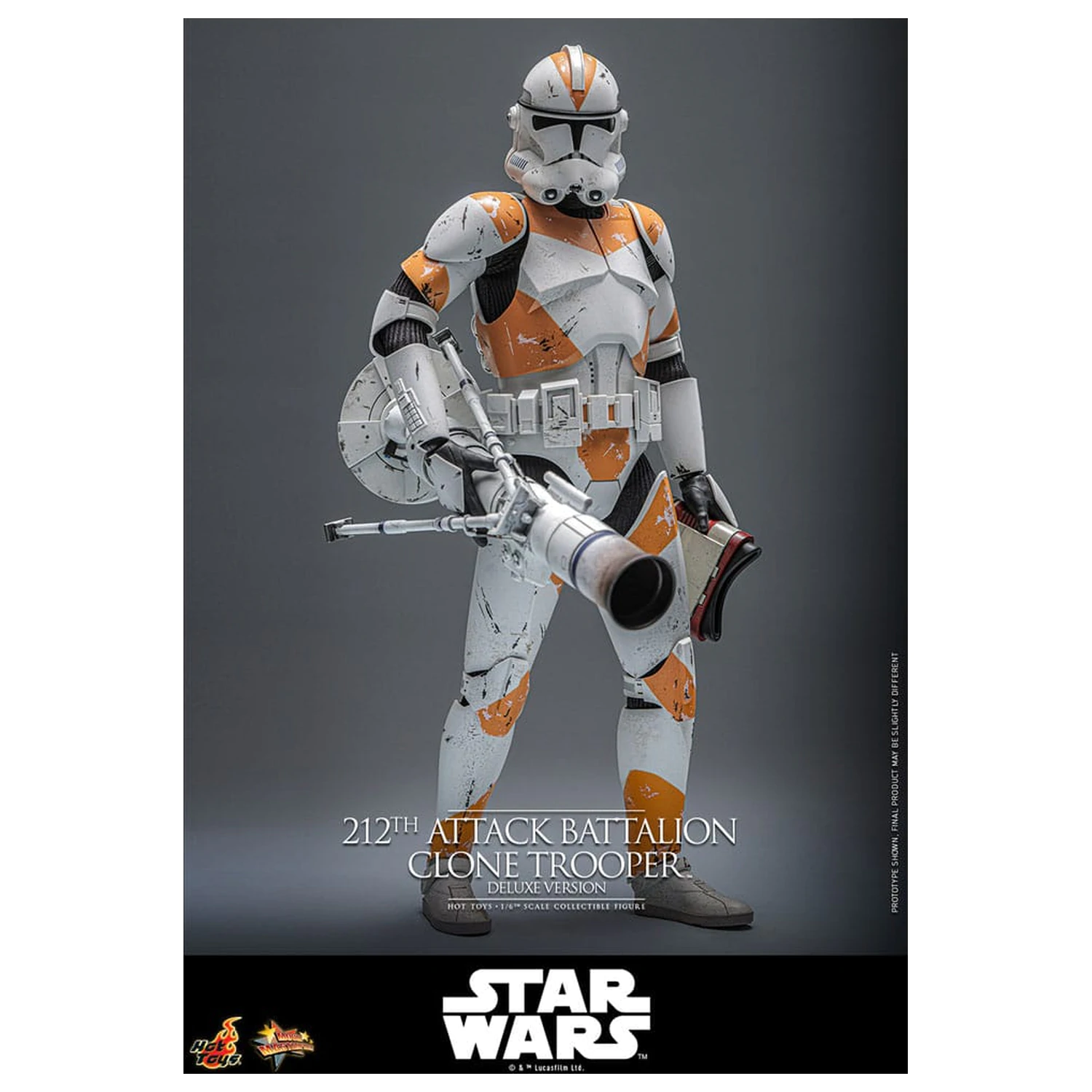 Star Wars: The Clone Wars akciófigura 1/6 212th Attack Battalion Clone Trooper Deluxe Version 30 cm termékfotó