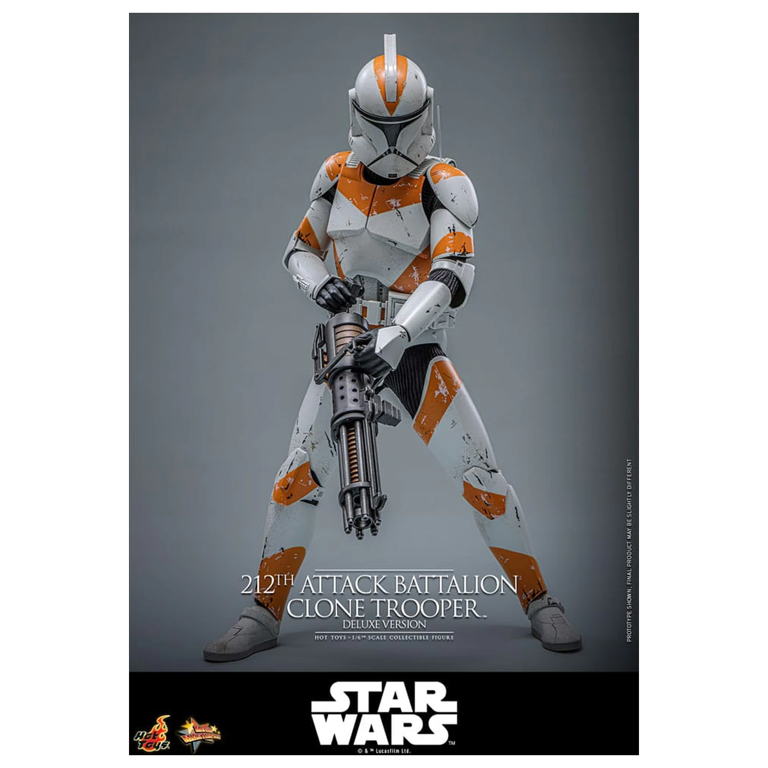 Star Wars: The Clone Wars akciófigura 1/6 212th Attack Battalion Clone Trooper Deluxe Version 30 cm termékfotó
