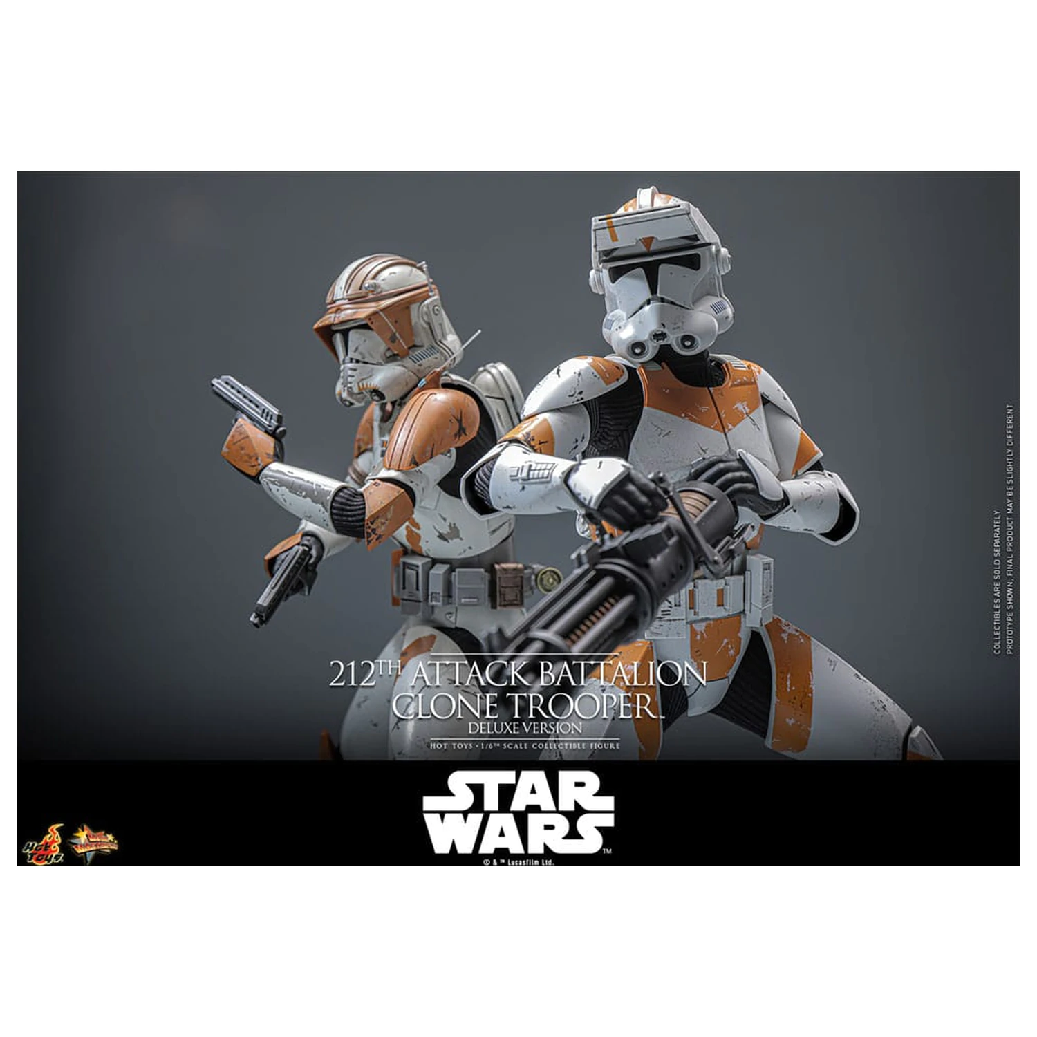 Star Wars: The Clone Wars akciófigura 1/6 212th Attack Battalion Clone Trooper Deluxe Version 30 cm termékfotó