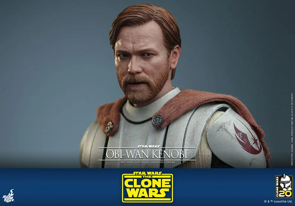 Star Wars The Clone Wars akciófigura 1/6 Obi-Wan Kenobi 30 cm termékfotó