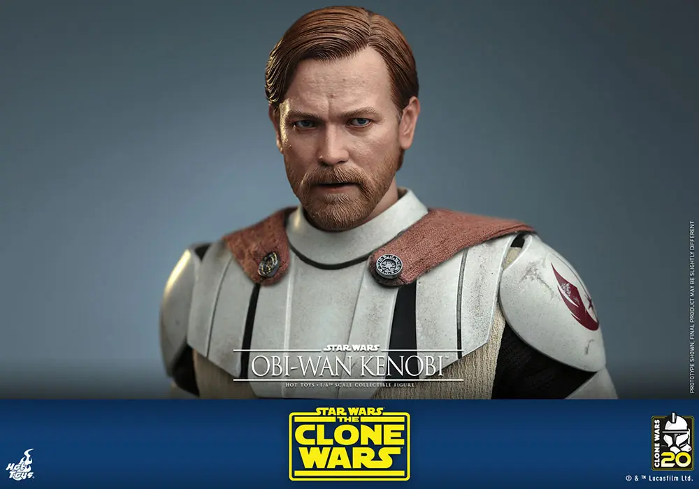 Star Wars The Clone Wars akciófigura 1/6 Obi-Wan Kenobi 30 cm termékfotó