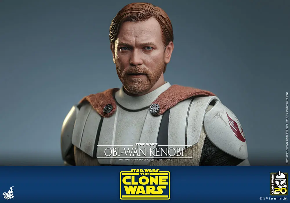 Star Wars The Clone Wars akciófigura 1/6 Obi-Wan Kenobi 30 cm termékfotó