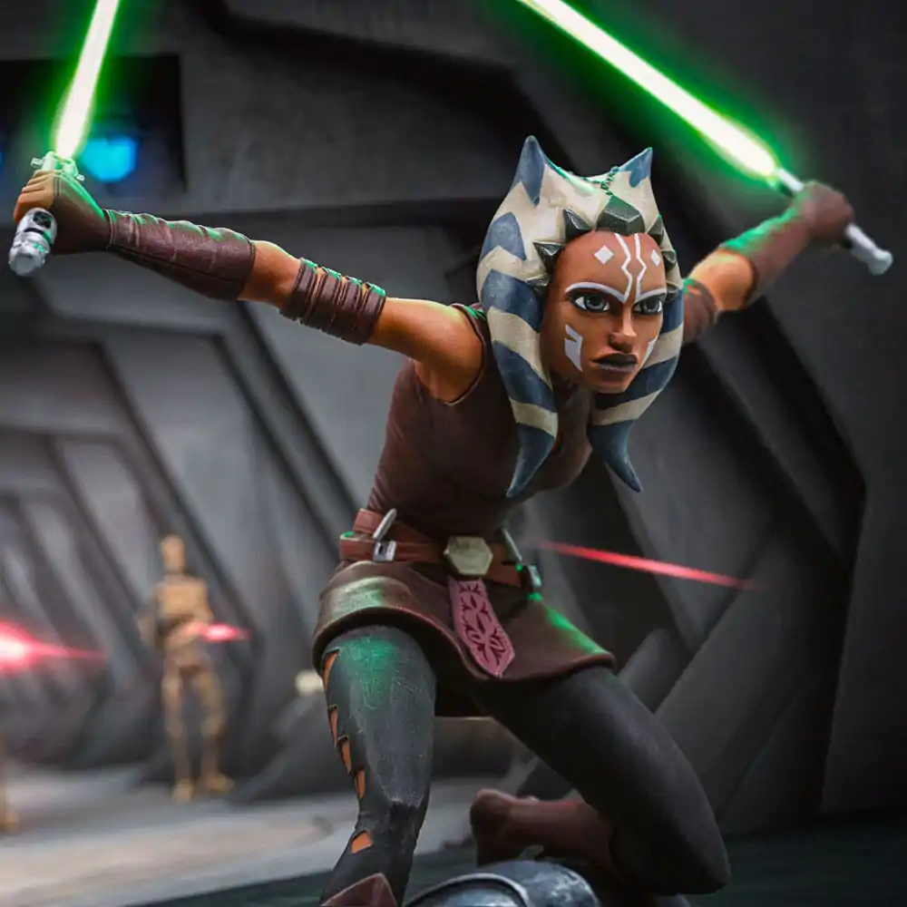 Star Wars: The Clone Wars Art Scale 1/10 Ahsoka Tano szobor figura 19 cm termékfotó