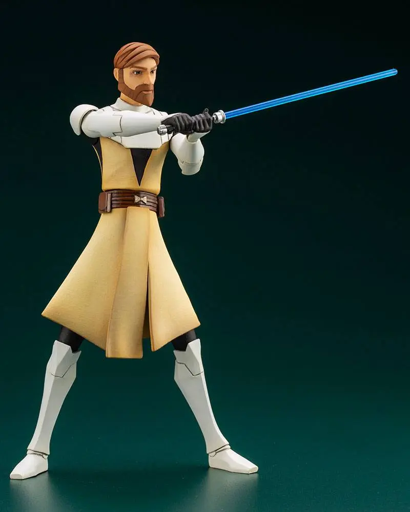 Star Wars The Clone Wars ARTFX+ 1/10 Obi-Wan Kenobi PVC szobor figura 17 cm termékfotó