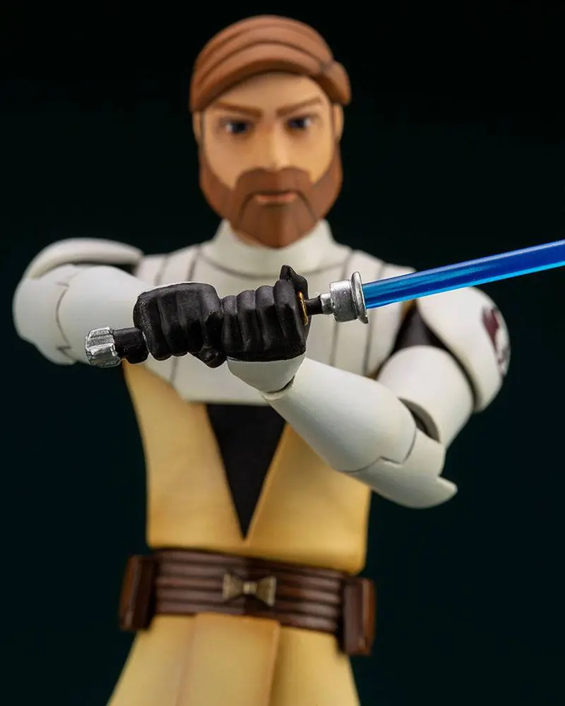 Star Wars The Clone Wars ARTFX+ 1/10 Obi-Wan Kenobi PVC szobor figura 17 cm termékfotó