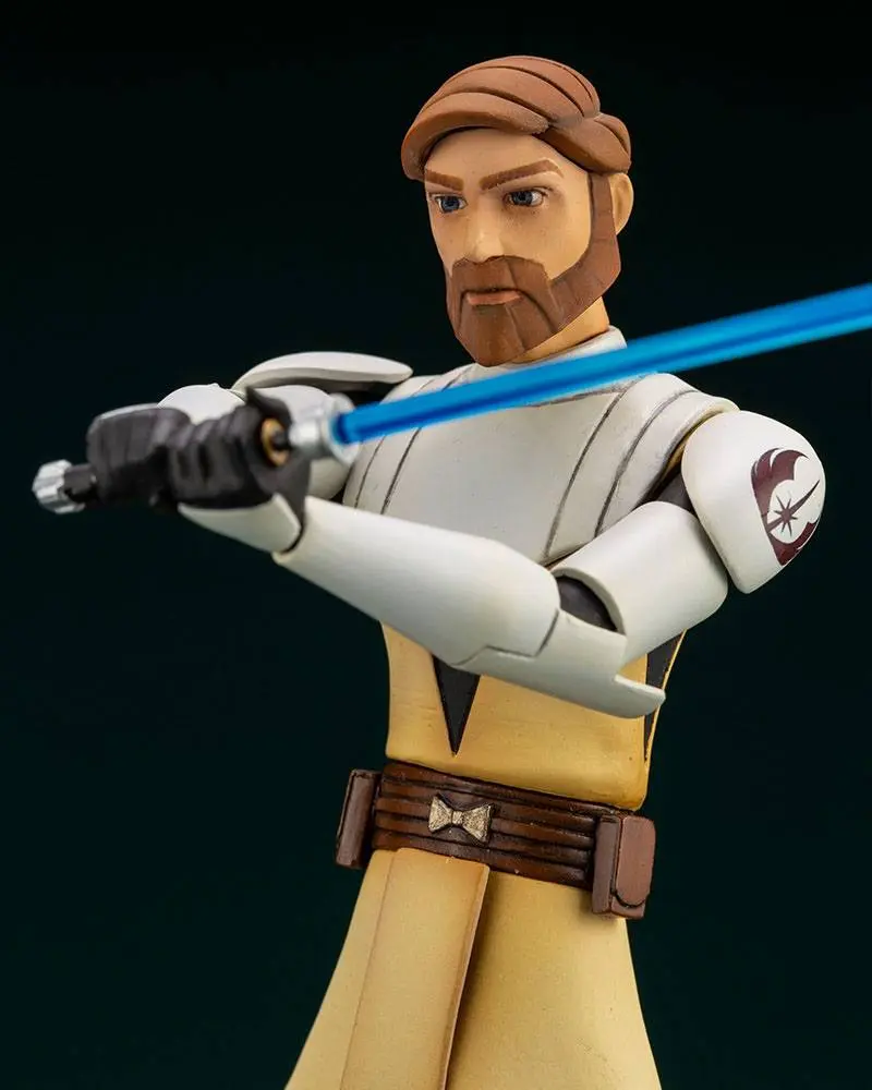Star Wars The Clone Wars ARTFX+ 1/10 Obi-Wan Kenobi PVC szobor figura 17 cm termékfotó