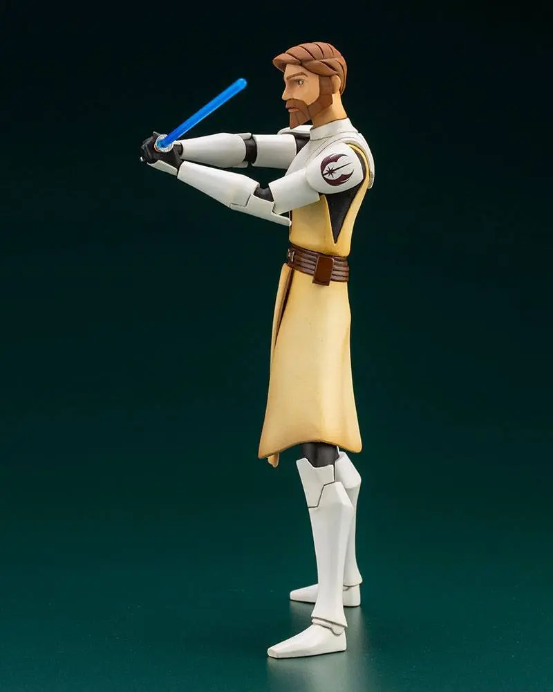 Star Wars The Clone Wars ARTFX+ 1/10 Obi-Wan Kenobi PVC szobor figura 17 cm termékfotó