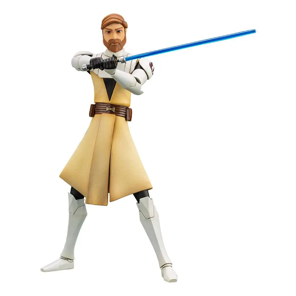 Star Wars The Clone Wars ARTFX+ 1/10 Obi-Wan Kenobi PVC szobor figura 17 cm termékfotó
