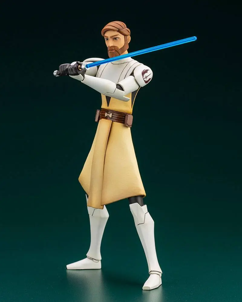 Star Wars The Clone Wars ARTFX+ 1/10 Obi-Wan Kenobi PVC szobor figura 17 cm termékfotó