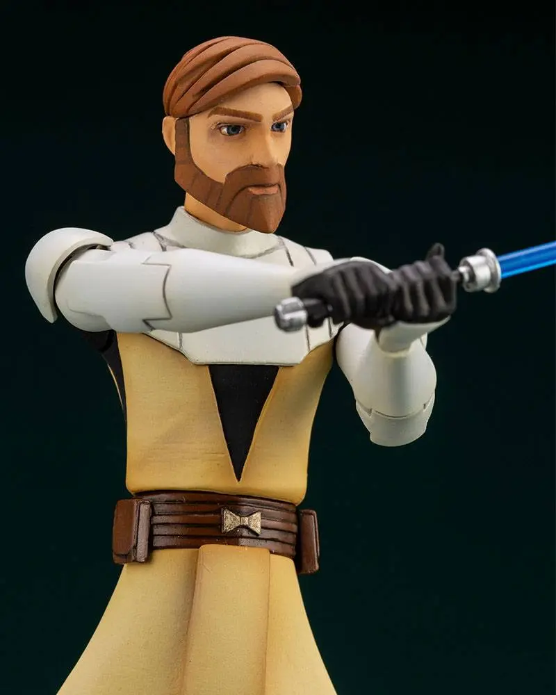 Star Wars The Clone Wars ARTFX+ 1/10 Obi-Wan Kenobi PVC szobor figura 17 cm termékfotó