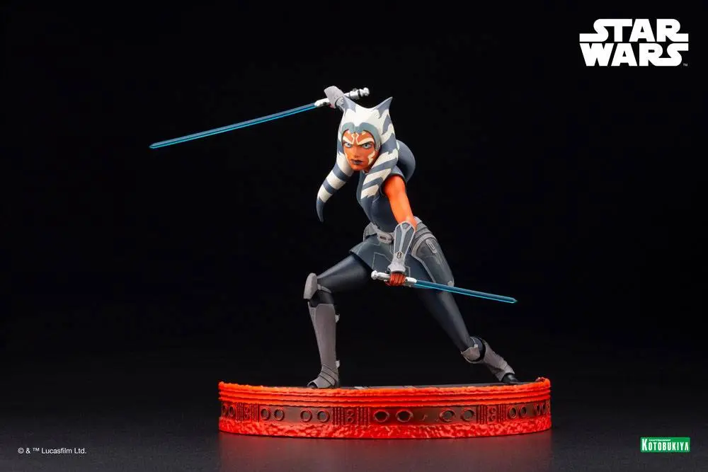 Star Wars The Clone Wars ARTFX PVC Statue 1/7 Ahsoka Tano Escape from the Clones 24 cm termékfotó